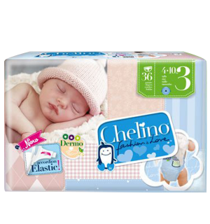 PAÑALES CHELINO T3 36 UDS